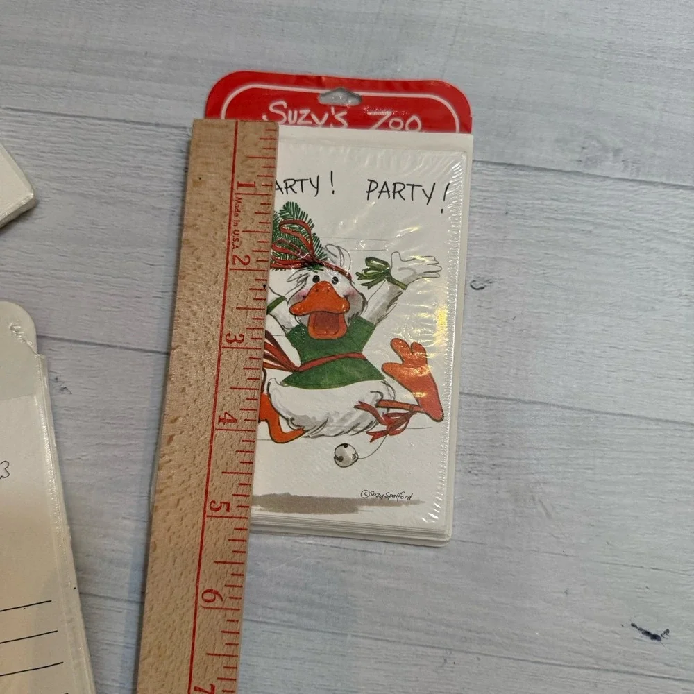 Suzy's Zoo vintage‎ holiday party invitations 3 new packs